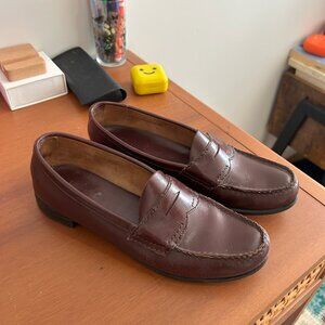G.H. Bass Weejuns Brown Leather Penny Loafers 8/8.5